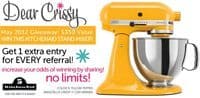 Win a KitchenAid Stand Mixer!