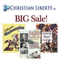 Christian Liberty Press Curriculum Sale