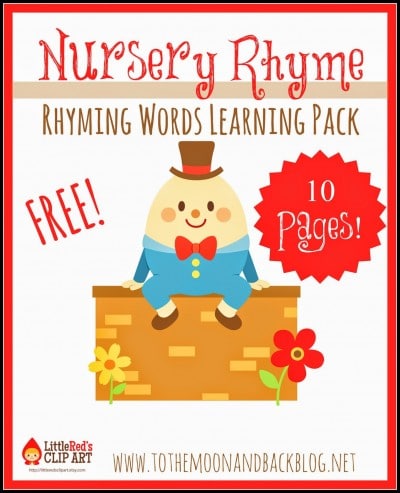 Free Nursery Rhyme Printable Pack - Homeschool Giveaways