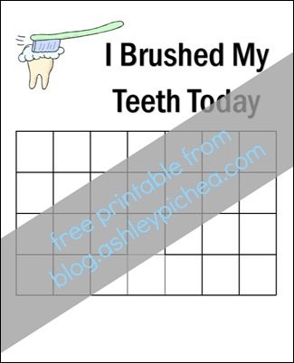 Teaching Oral Hygiene FREE Printable