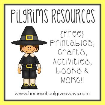 Pilgrim’s Resources – {free} printables, activities &amp; MORE!!