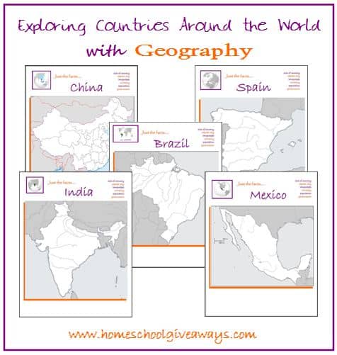 Explore Countries Around the World with Free Geography Printables