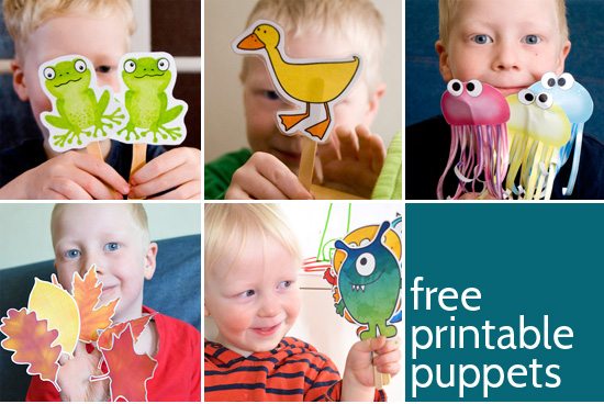 FREE Printable Puppets