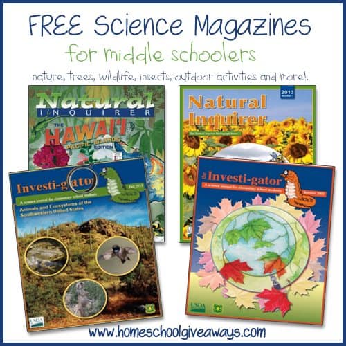FREE Science Magazines for Middle Schoolers