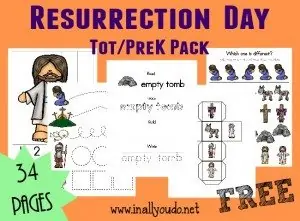 FREE Resurrection Day Tot Pack
