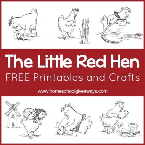 The Little Red Hen FREE Printables and Crafts!