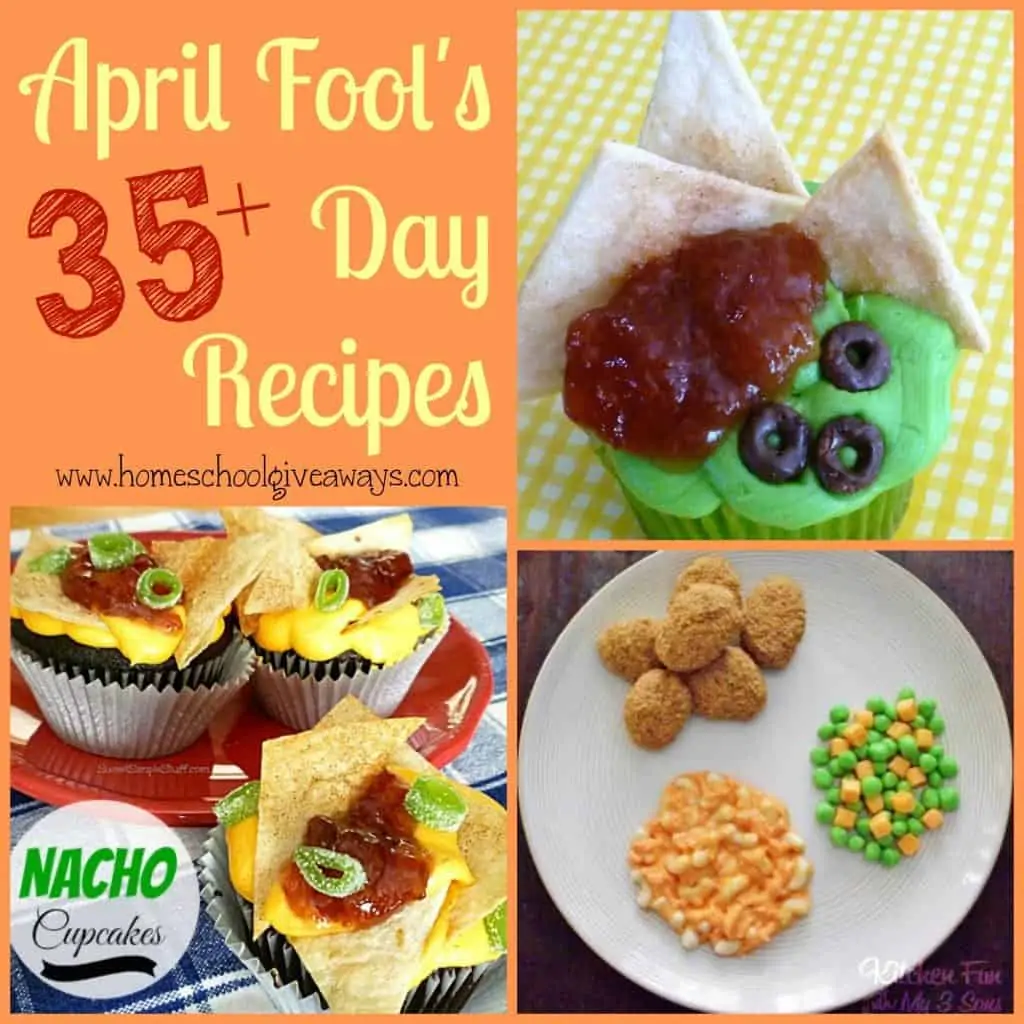 April Fool's Day is a great time to pull some simple, fun and EDIBLE pranks on your family and friends! Here are 35+ great ideas to get you started!! :: www.homeschoolgiveaways.com