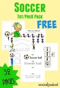 FREE Soccer Emergent Readers