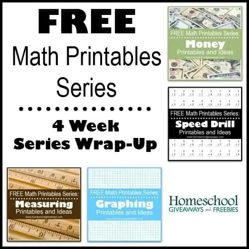 Math Printables Wrap-Up