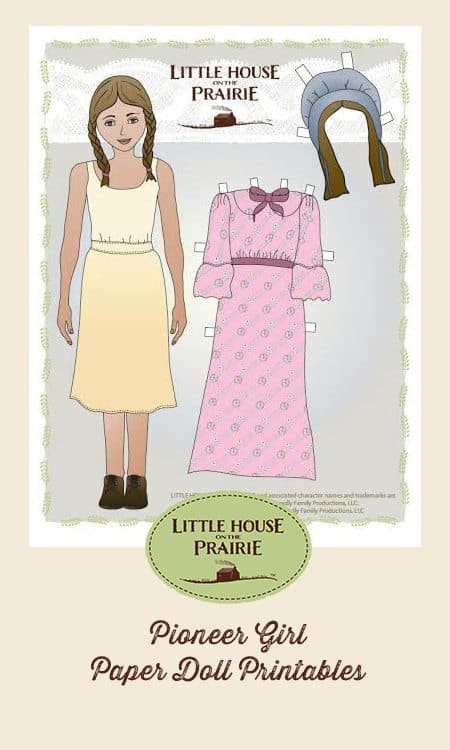 Pioneer Girl Paper Dolls Printable