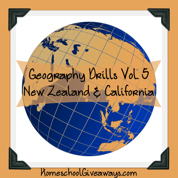 Free Geography Drills for New Zealand and California