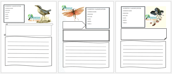 FREE Nature Notebooking Pages