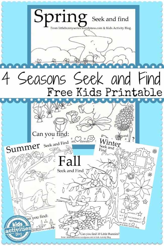 Seek And Find Free Printables