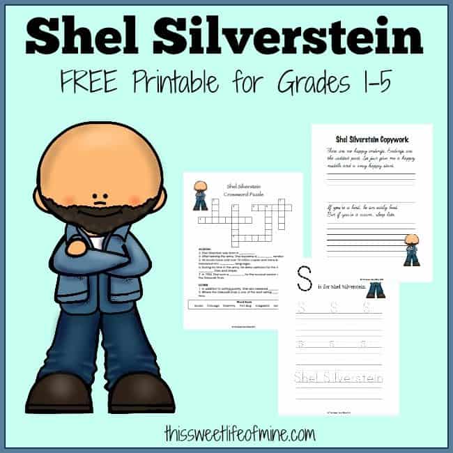 FREE Shel Silverstein Printable Pack