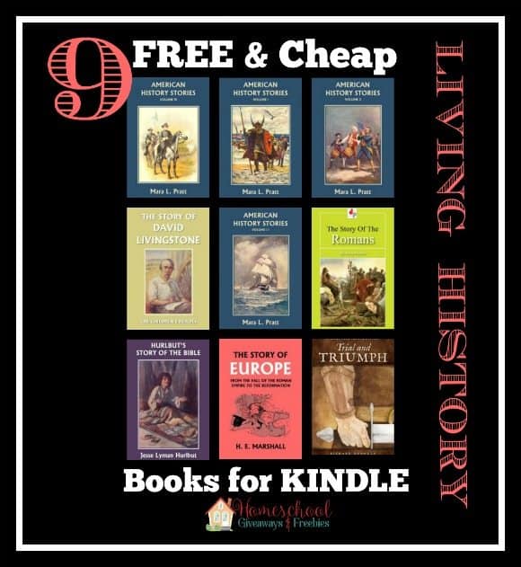 FREE and Cheap Kindle Living Books for Homeschoolers