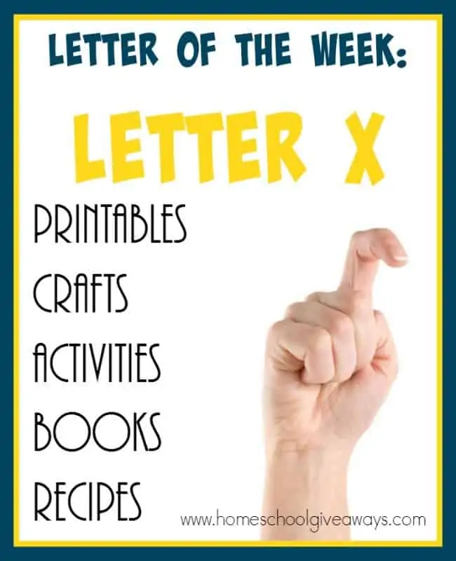 Teaching the Letter X might seem like a scary feat. Check out these resources to make it EASY & FUN!! :: www.homeschoolgiveaways.com
