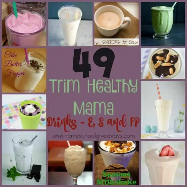 One of the best parts of the THM lifestyle is that you don't have to give up delicious foods - smoothies and milkshakes - just adjust them. Check out these 49 different recipes! :: www.homeschoolgiveaways.com