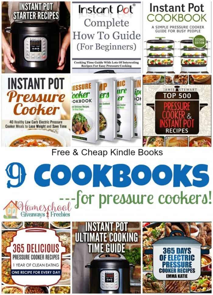 9 Free and Cheap Pressure Cooker Kindle Books