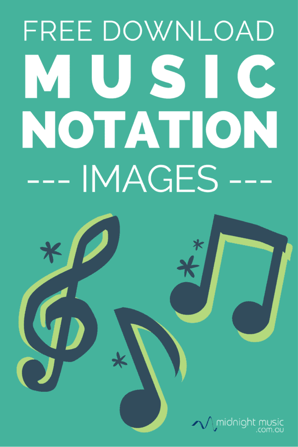 FREE Music Notation Images for Homeschool Music