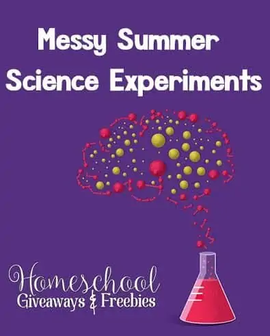 messy summer science