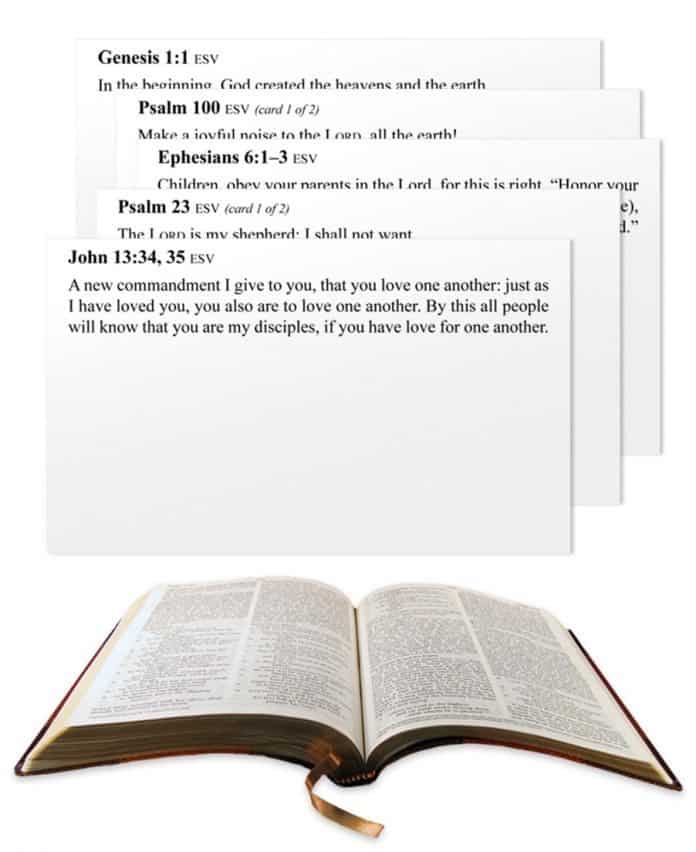 FREE Scripture Memory Verse Cards
