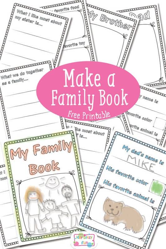 FREE Printable Family Book Homeschool Giveaways