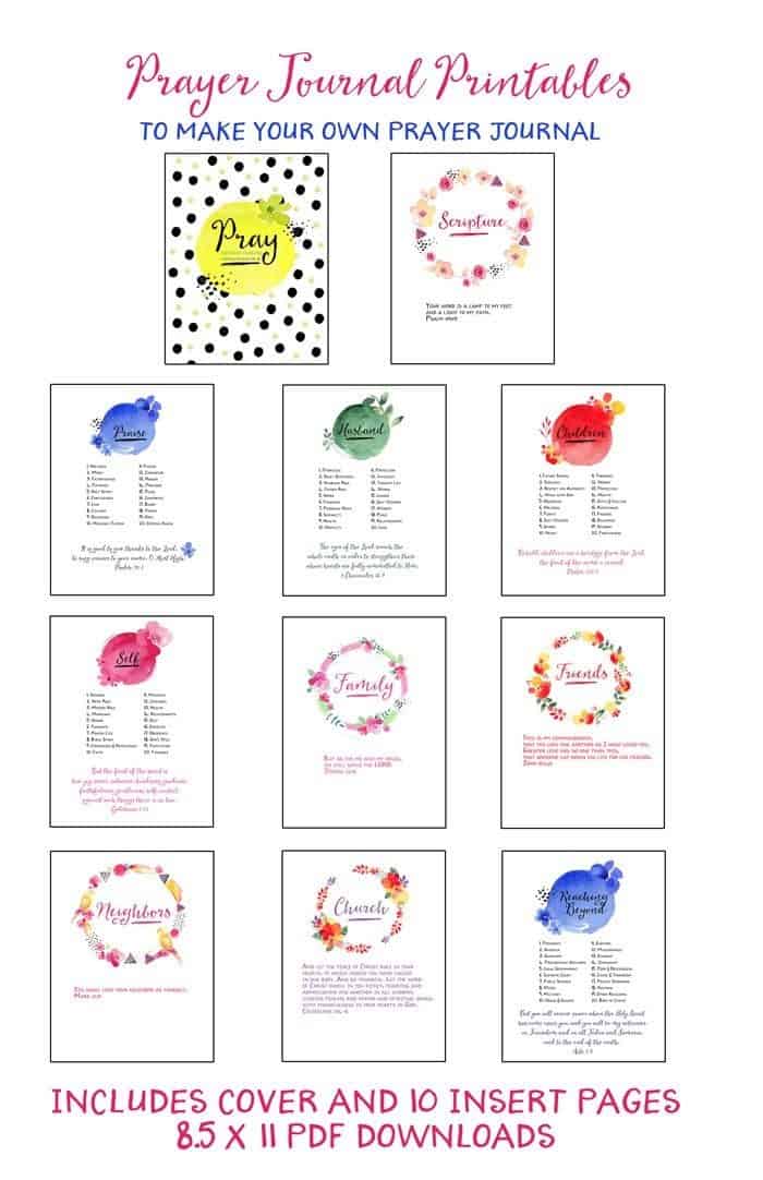 FREE Prayer Journal Printables