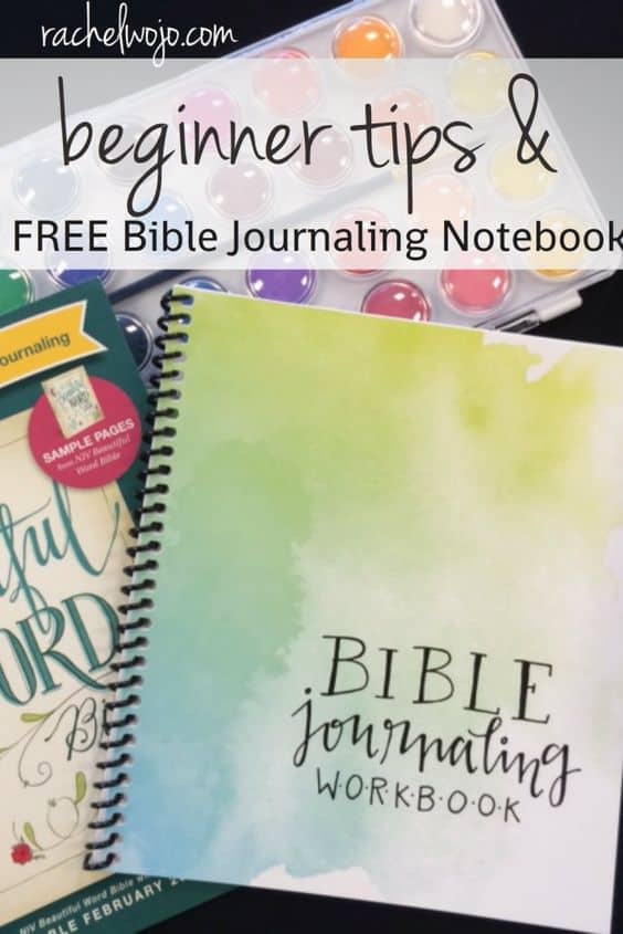 Beginner Tips FREE Printable Bible Journaling Workbook Homeschool 