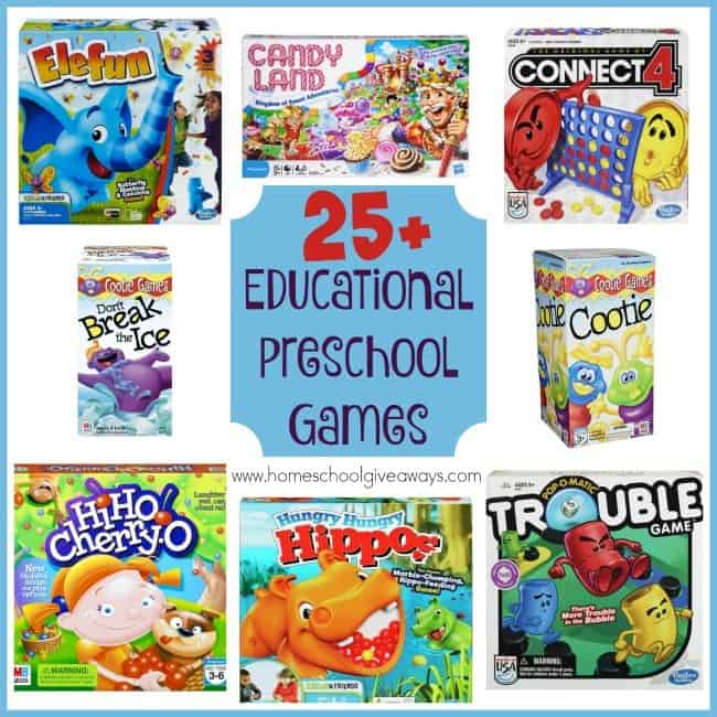 25+ Educational Preschool Games