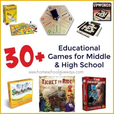 30+ Educational Games for Middle &amp; High School