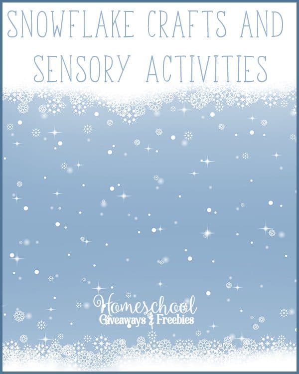 Snowflake Crafts and Sensory Activities
