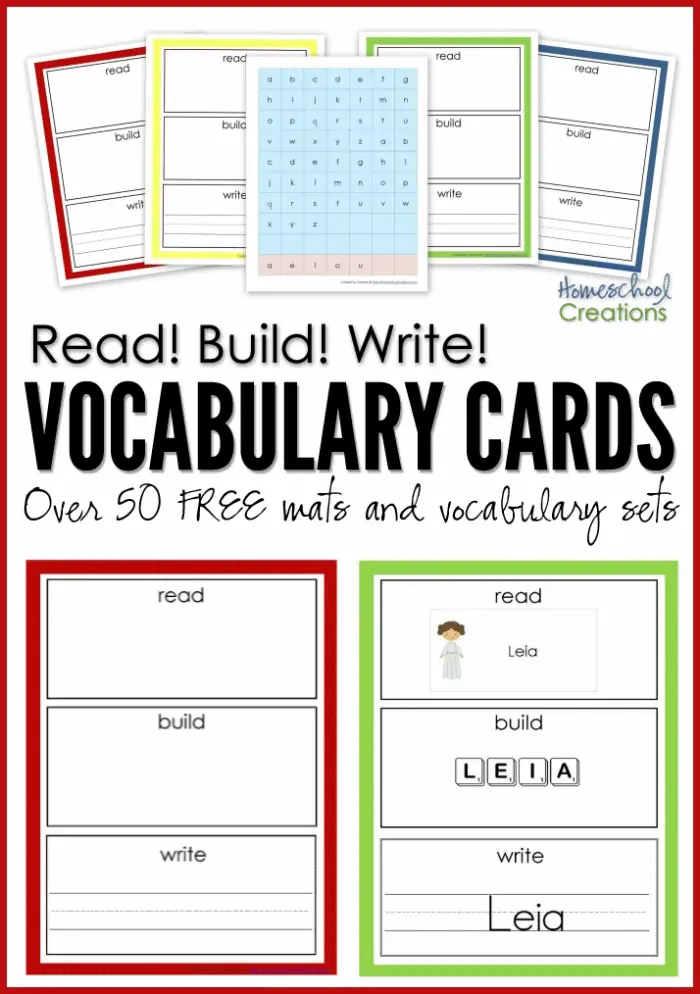 Read-Build-Write-Vocubulary-mats-and-cards-Homeschool-Creations