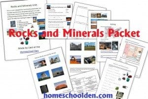 FREE Printable Rocks and Minerals Pack