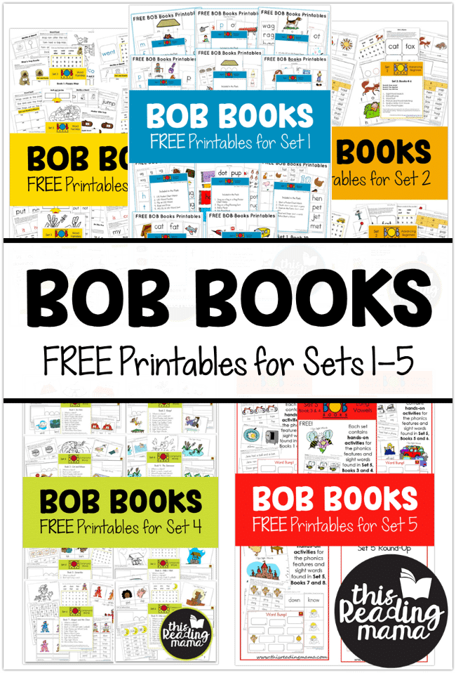 FREE BOB Books Printables