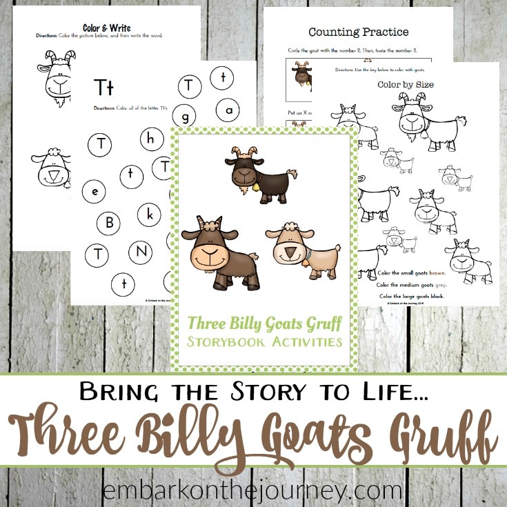 Free Printables for Three Billy Goats Gruff