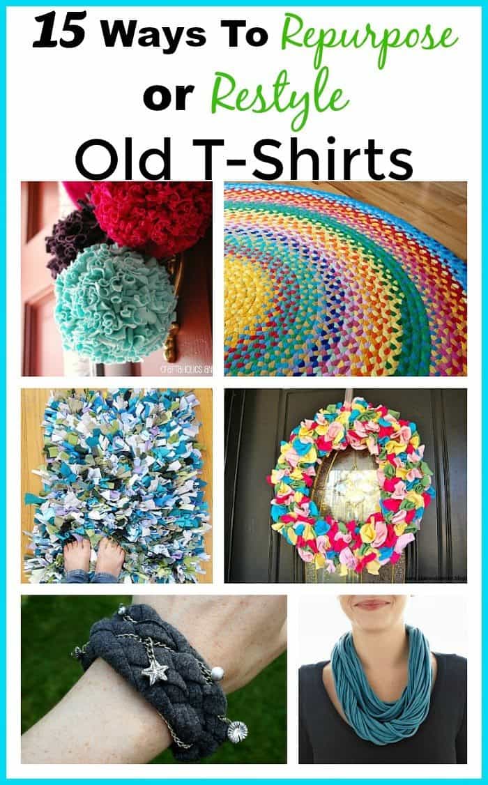 15 Ways to Repurpose or Restyle Old TShirts