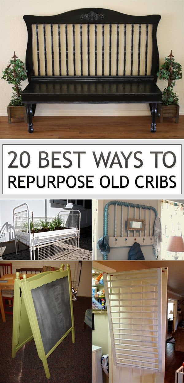 20 Best Ways to Repurpose Old Cribs
