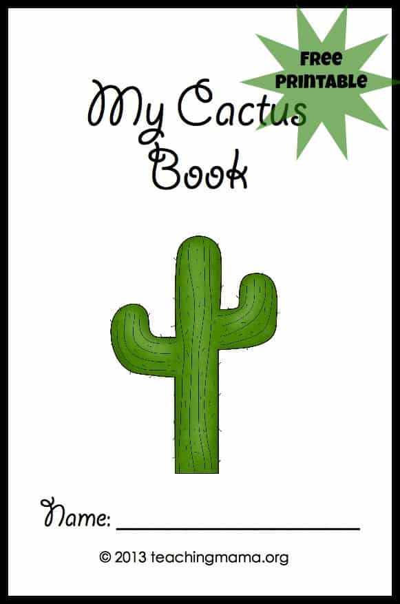 Exploring a Cactus FREE My Cactus Book Homeschool Giveaways