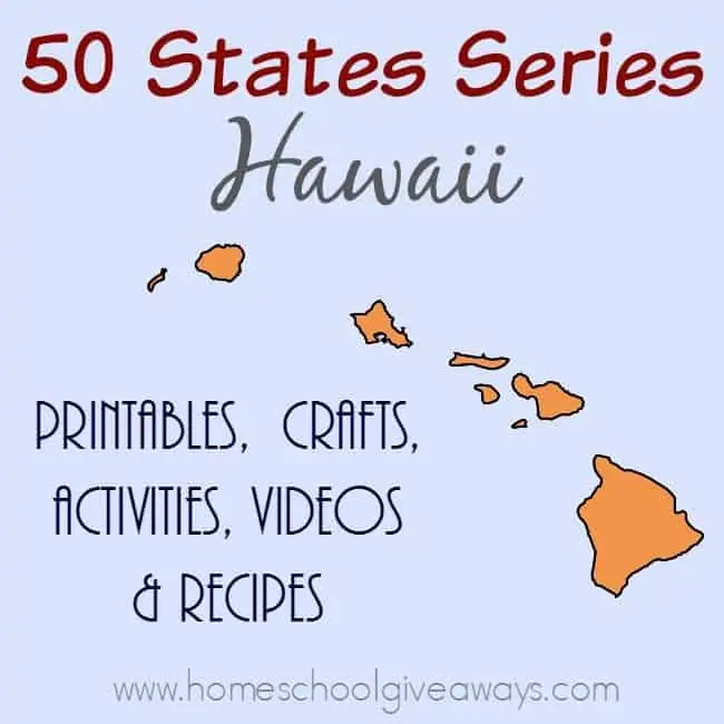 Never been to the state of Hawaii? No worries. This fun unit study will make you feel like you have! Experience the food and culture through printables, activities, recipes and more! :: www.homeschoolgiveaways.com