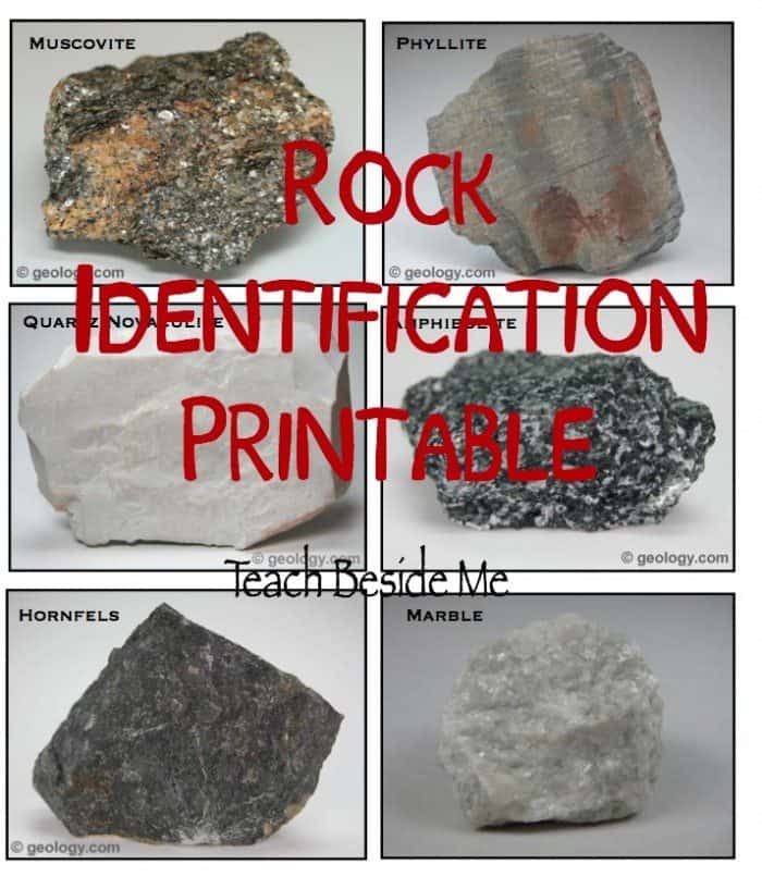 All About Rocks FREE Printable Identification Cards