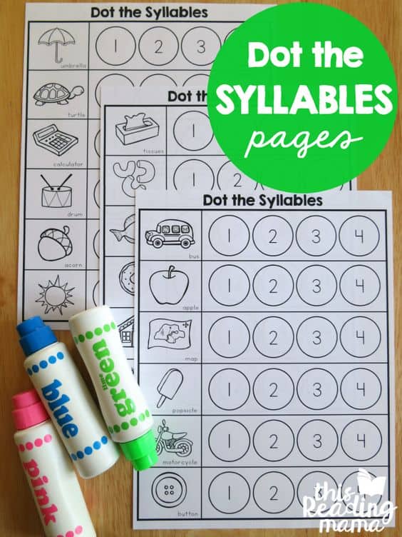 Free Printable Syllable Worksheets Printable Word Searches