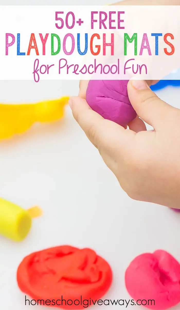 50 FREE Playdough Mats for Preschool Fun