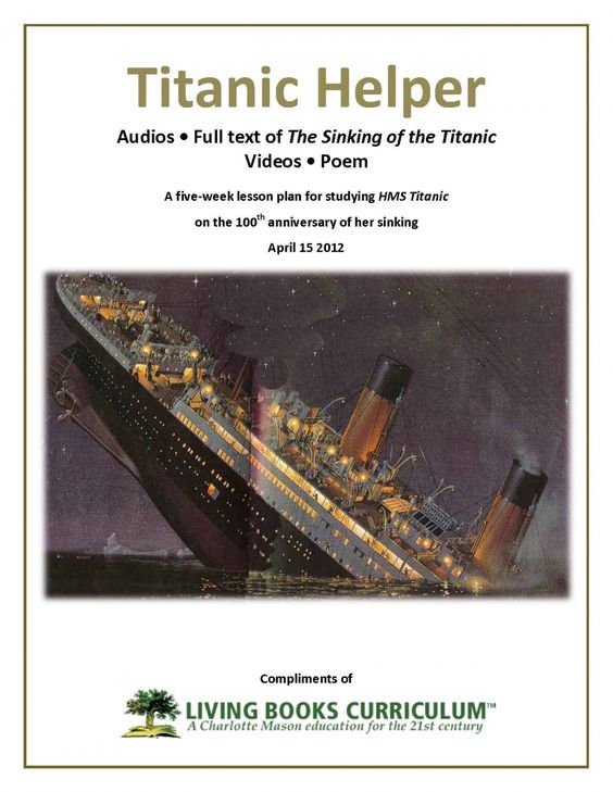 Titanic Unit Study with FREE Printable