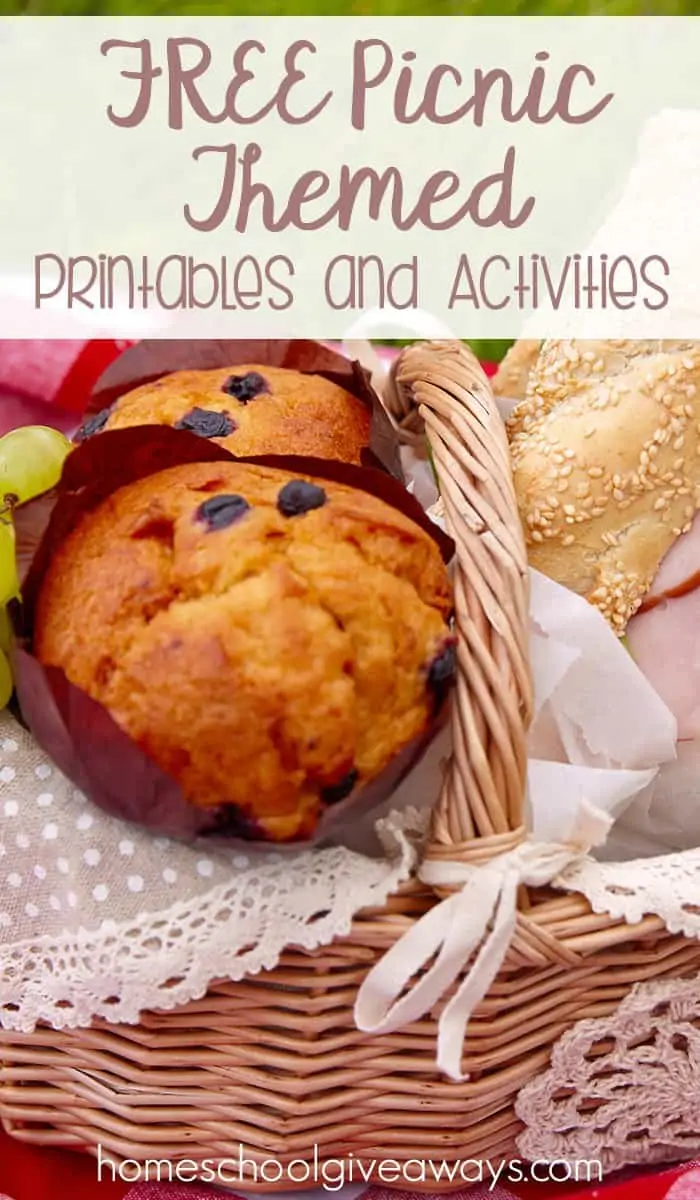 FREE Picnic Themed Printables and Activities
