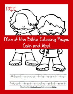 FREE Printable Men of the Bible Coloring Pages