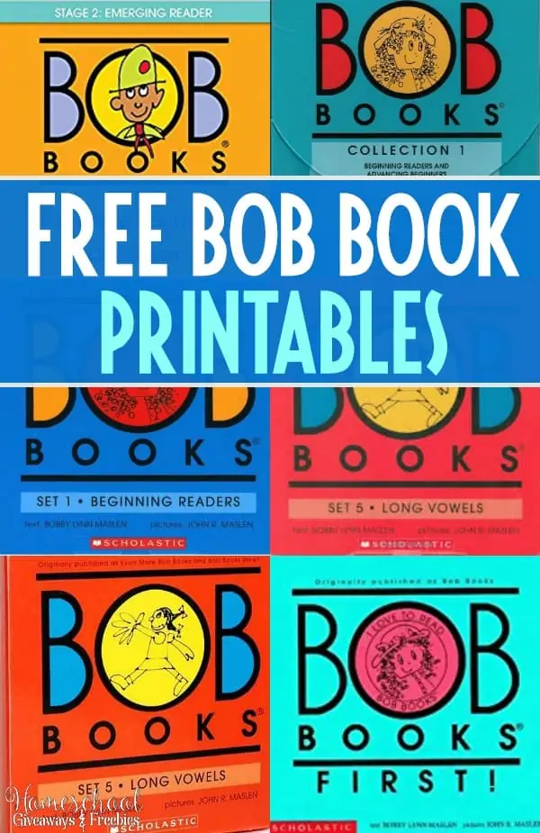 FREE BOB Book Printables