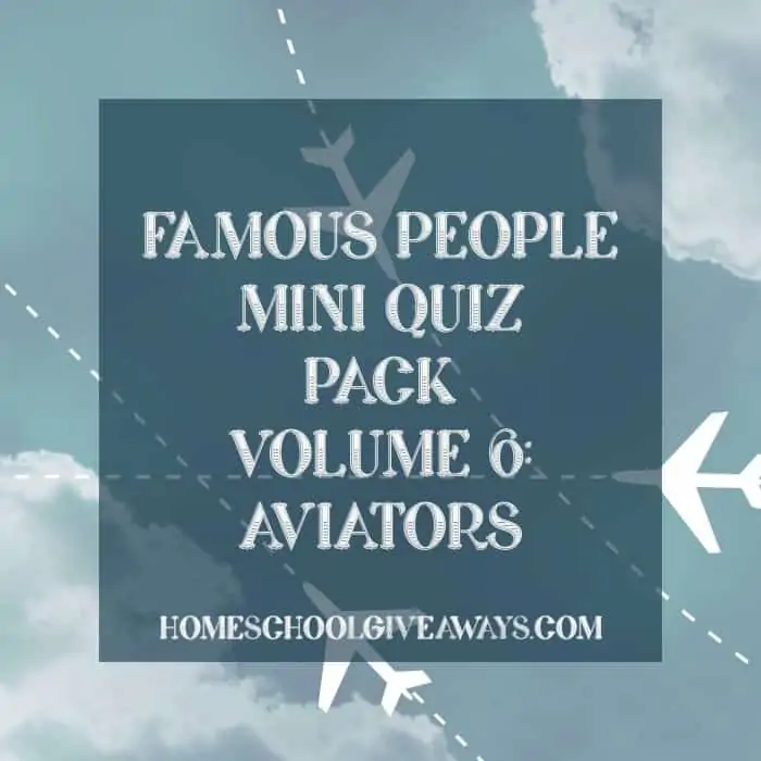Famous People Mini Quiz Pack Volume 6-Aviators