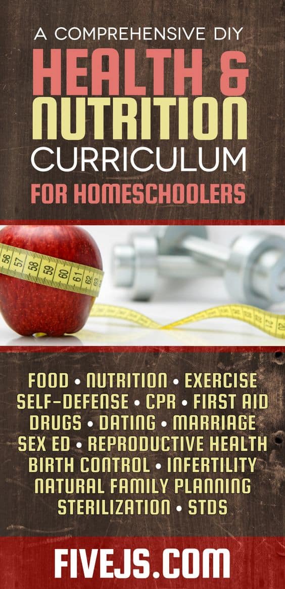 A Comprehensive DIY Health and Nutrition Curriculum For Homeschoolers