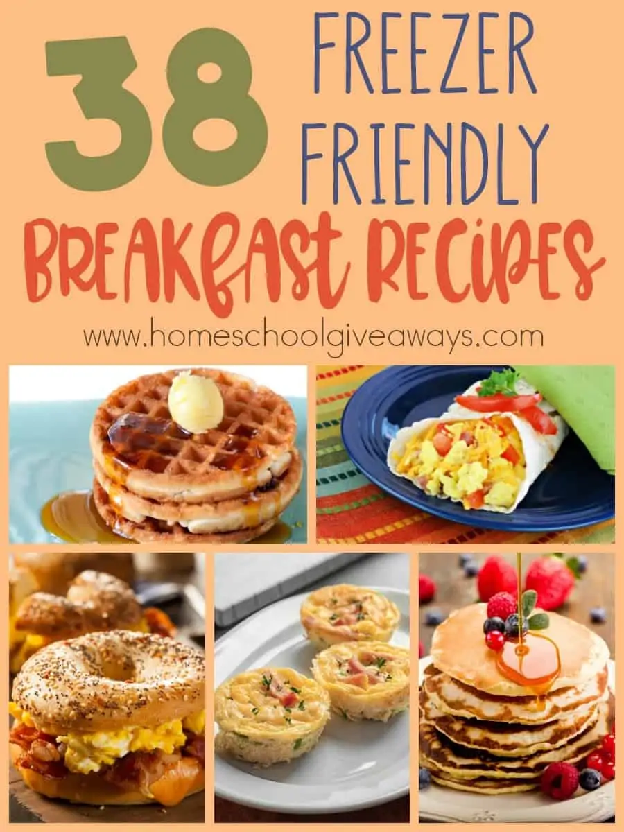 Breakfast is a crazy time in our house. People wake up at different times and usually grab cereal or oatmeal. Having freezer meals ready-to-go and eat in a hurry is a great way to start the day on a healthy note! :: www.homeschoolgiveaways.com