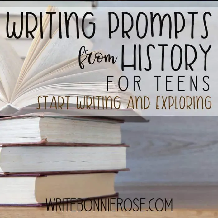 FREE Writing Prompts from History for Teens